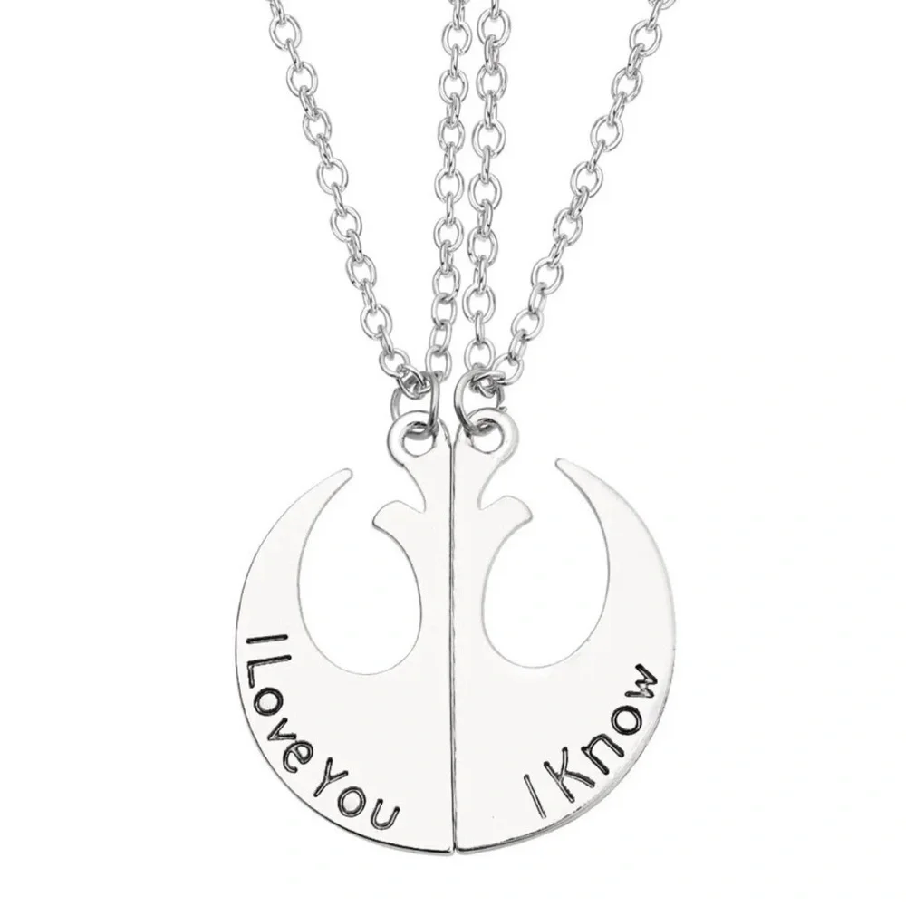 Star Wars Rebel Alliance Best Friends BFF Necklace 2 Piece Set - Picture 6 of 6